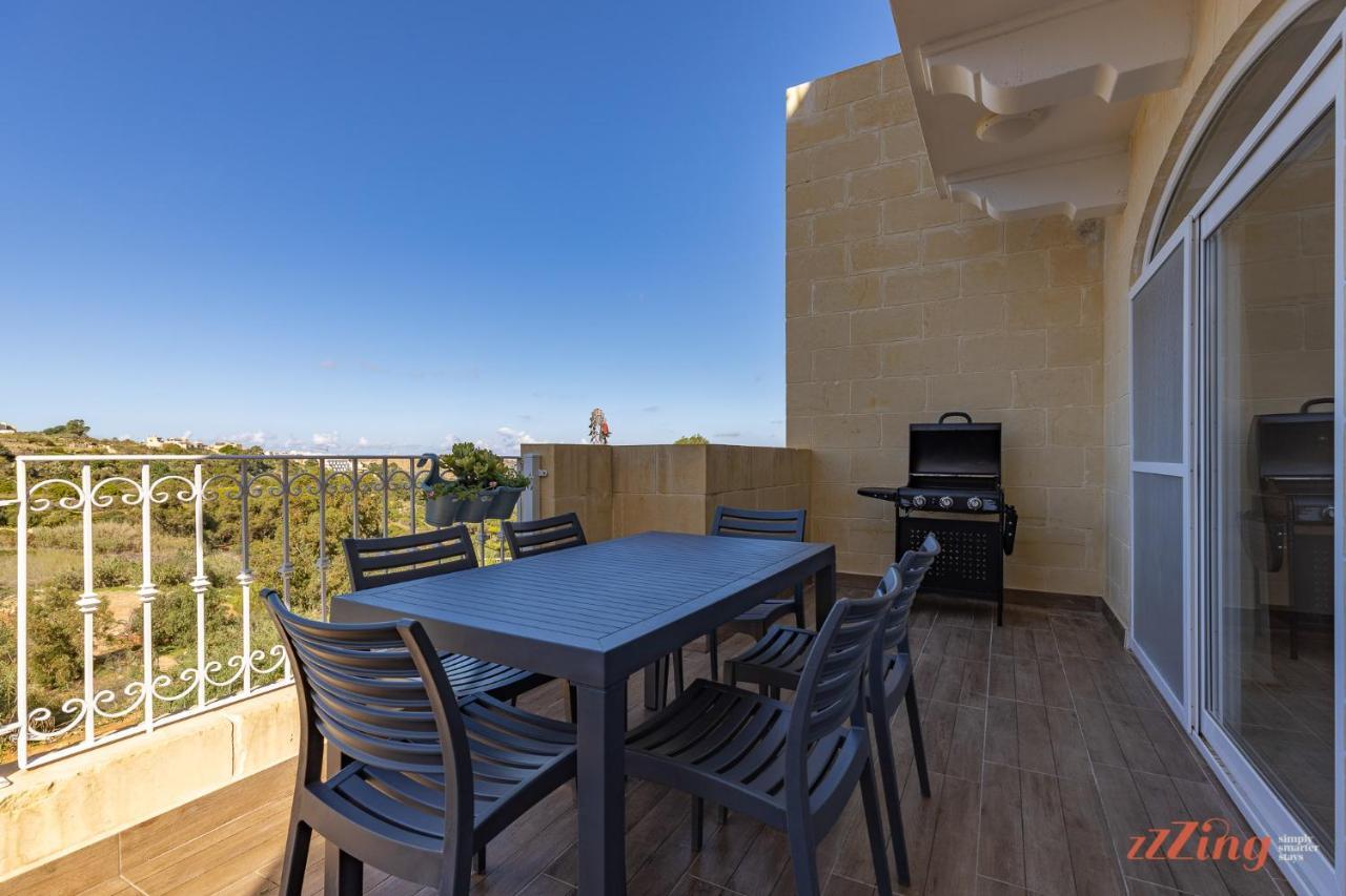 Gozo - Apartment With Stunning Views & Shared Pool Xagħra Exterior foto