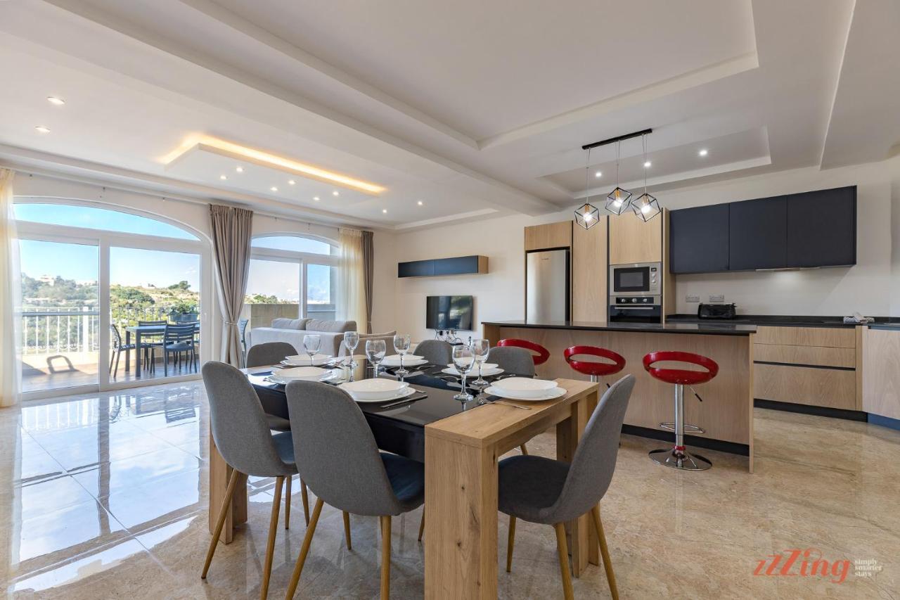 Gozo - Apartment With Stunning Views & Shared Pool Xagħra Exterior foto